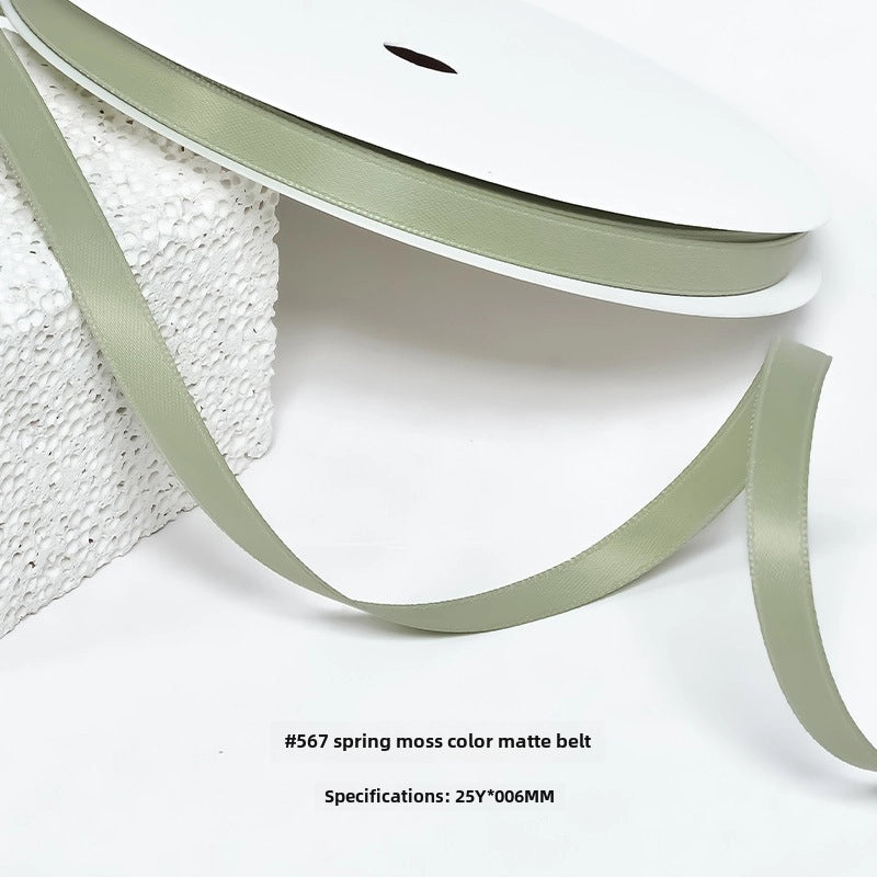 Yao Ming Han Style Milk Silk Ribbon Bow Hair Accessory Korean Full-matte Floral Packaging Belt|Hair Accessories