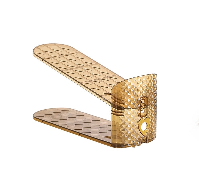 Light Luxury Double-layer Adjustable Shoe Rack | Home Storage Organizer