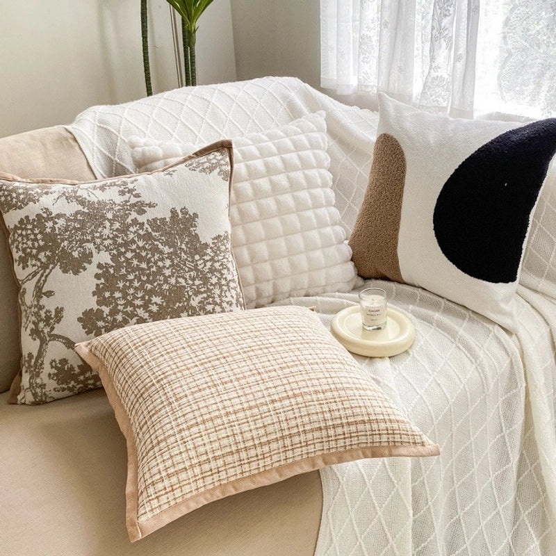 Nordic Plush Rabbit Fur Pillow Cover|Home Decor Pillow Covers