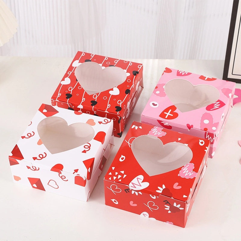 2 Pieces Valentine’s Day Heart-Shaped Paper Gift Wrapping Supplies Set | Holiday Party Gift Wrapping