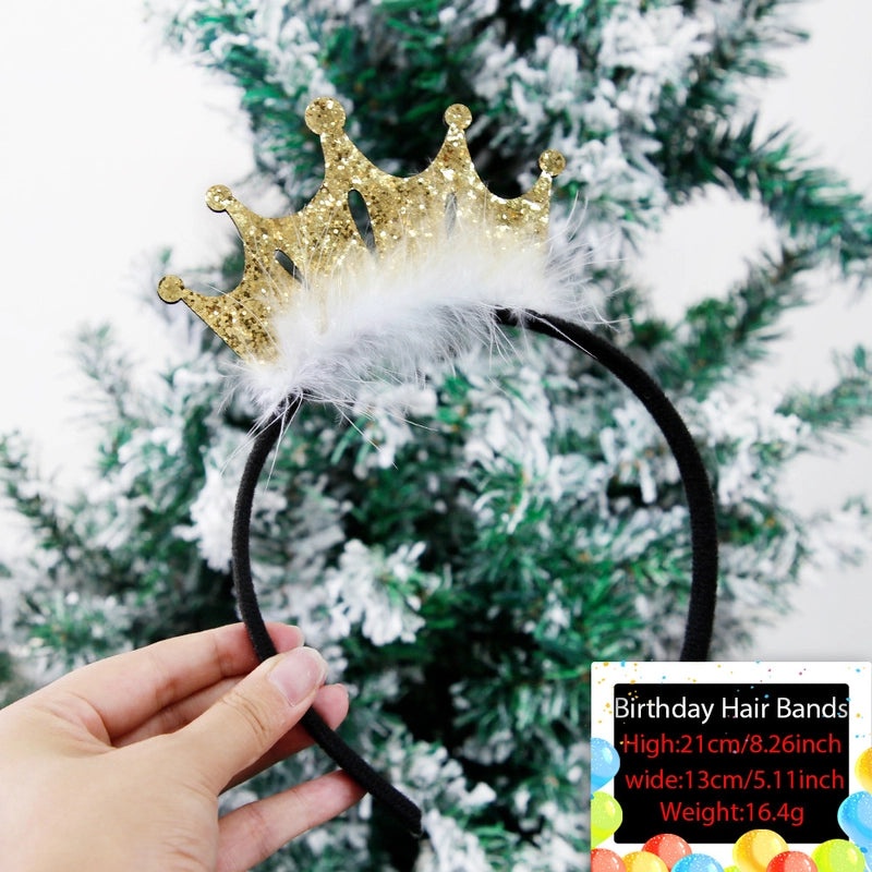 Birthday Party Hairband with Cute Classic Letter Design | Party Accessories