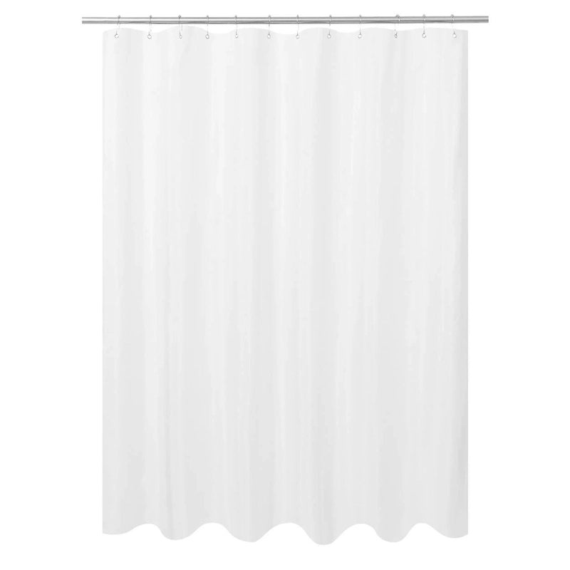 Solid Color Waterproof Shower Curtain Durable Bathroom Fabric Curtain Direct Sale|Bathroom Accessories