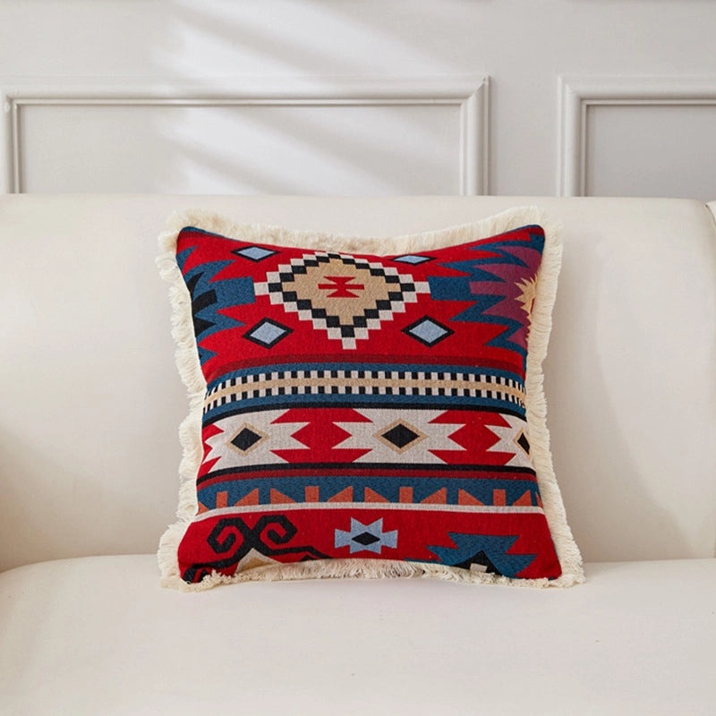 Minimalist Geometric Cotton Linen Pillow Covers for Home Decor | Home Textiles & Bedding