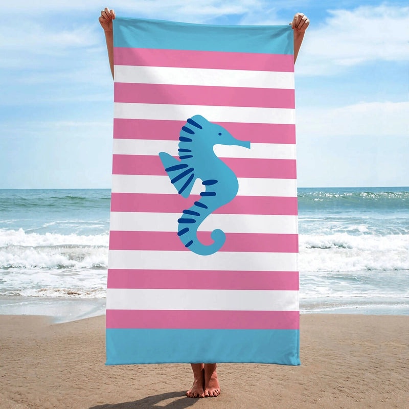 Cute Dinosaur and Dolphin Beach Towel | Beach Towels & Accessories