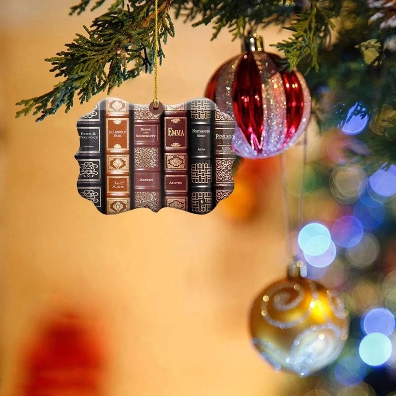 2023 Acrylic Heart-Shaped Book Lover Ornament for Librarians | Home Decor & Book Accessories