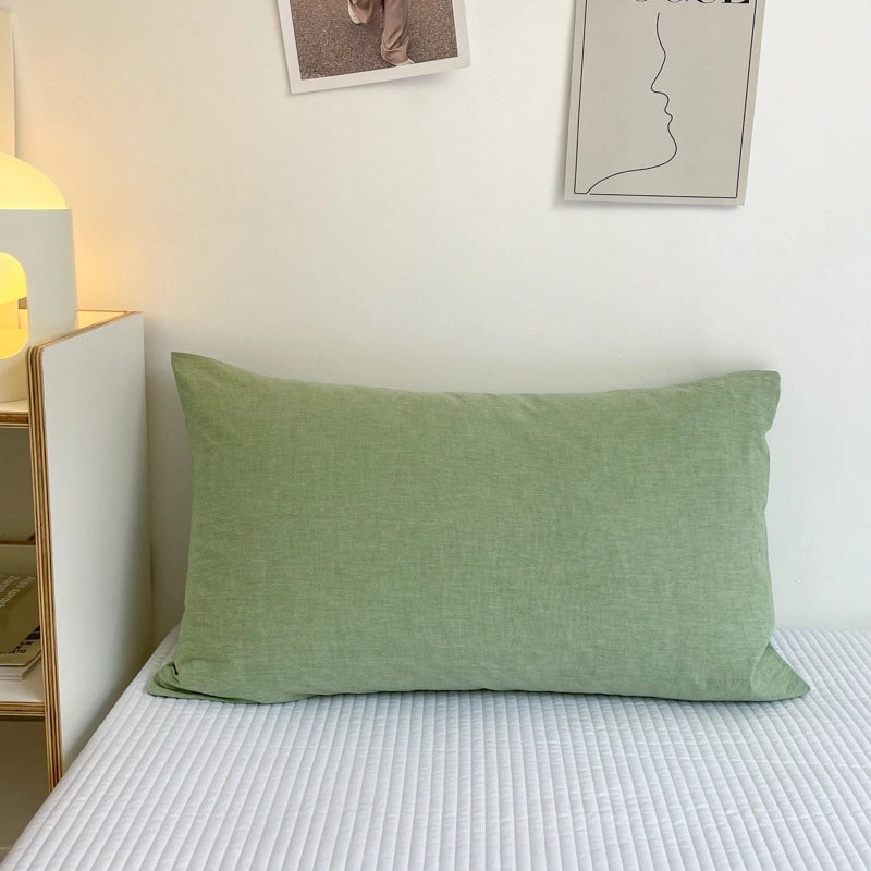 Pure Cotton Pillowcase Pair 48x74cm Soft Pillow Core Liner Cover | Home Textiles Bedding