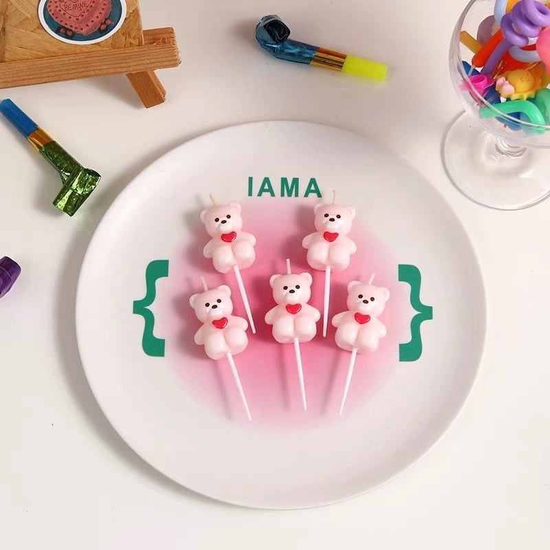 Romantic Minimalist Bear Pendant Necklace for Valentine's Day Birthday Casual Wear|Jewelry & Accessories