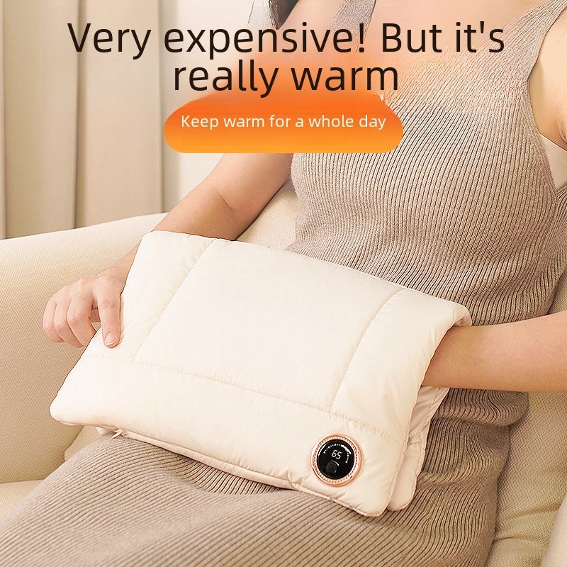 Graphene Rechargeable Hand Warmer USB Plug-in Double-sided Heating Explosion-proof Winter Gift Customization|Winter Accessories