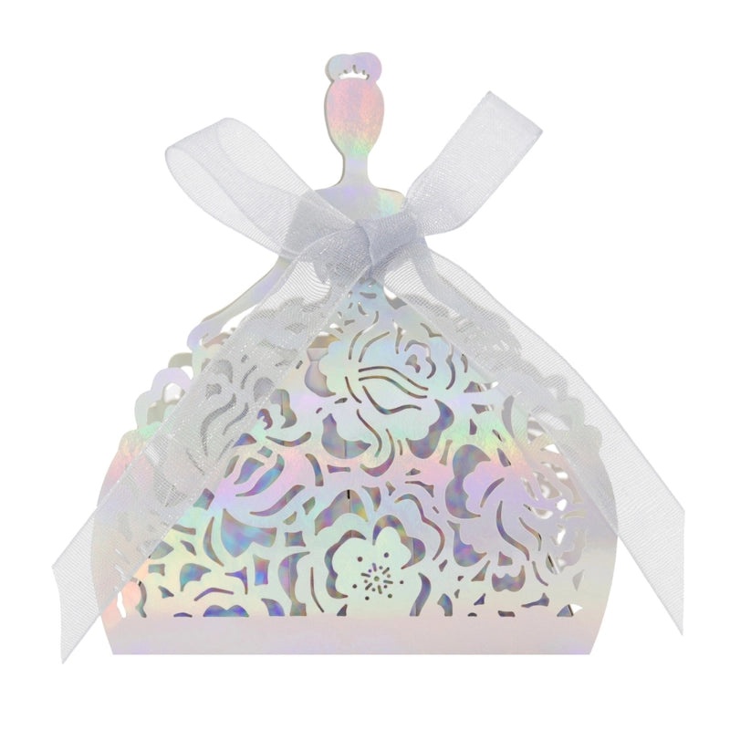 Iridescent Floral 210G Paper for Holiday Wedding Engagement Gift Wrapping | Gift Wrapping Supplies