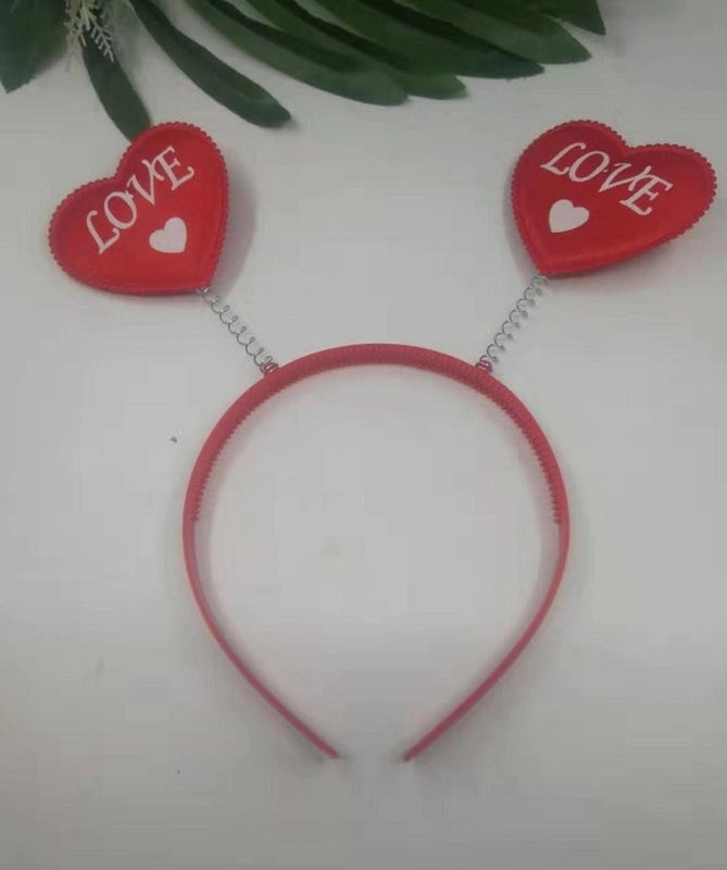Red Heart Love Hairband 3D Valentine's Day Headband Festive Hair Accessories | Hair Accessories