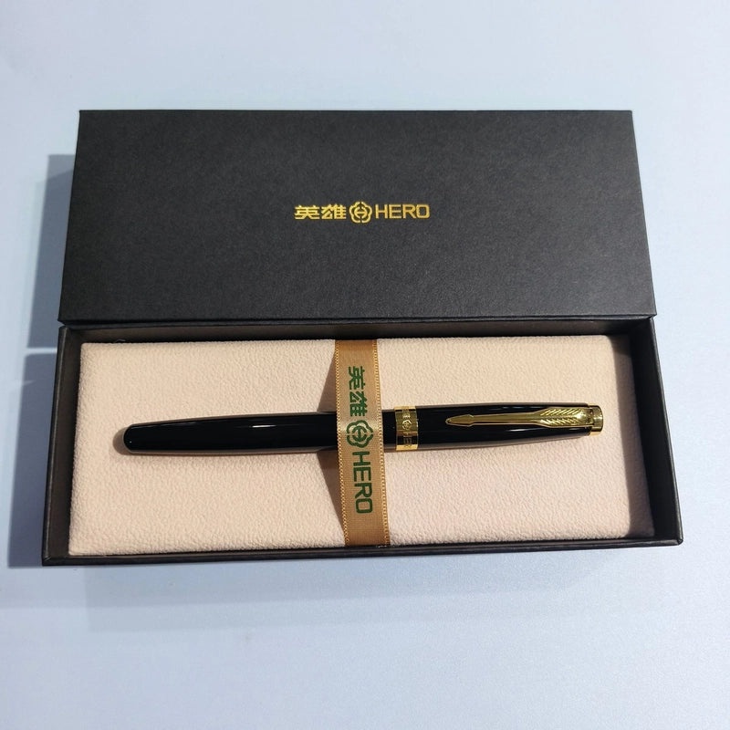 Classic Solid Color Metal Fountain Pen for Learning Writing | Fountain Pens & Writing Instruments