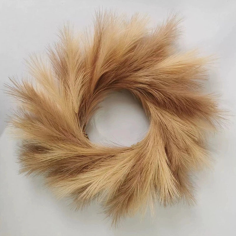European Style Christmas Reed Wreath Holiday Decoration | Christmas Wreaths & Holiday Decor