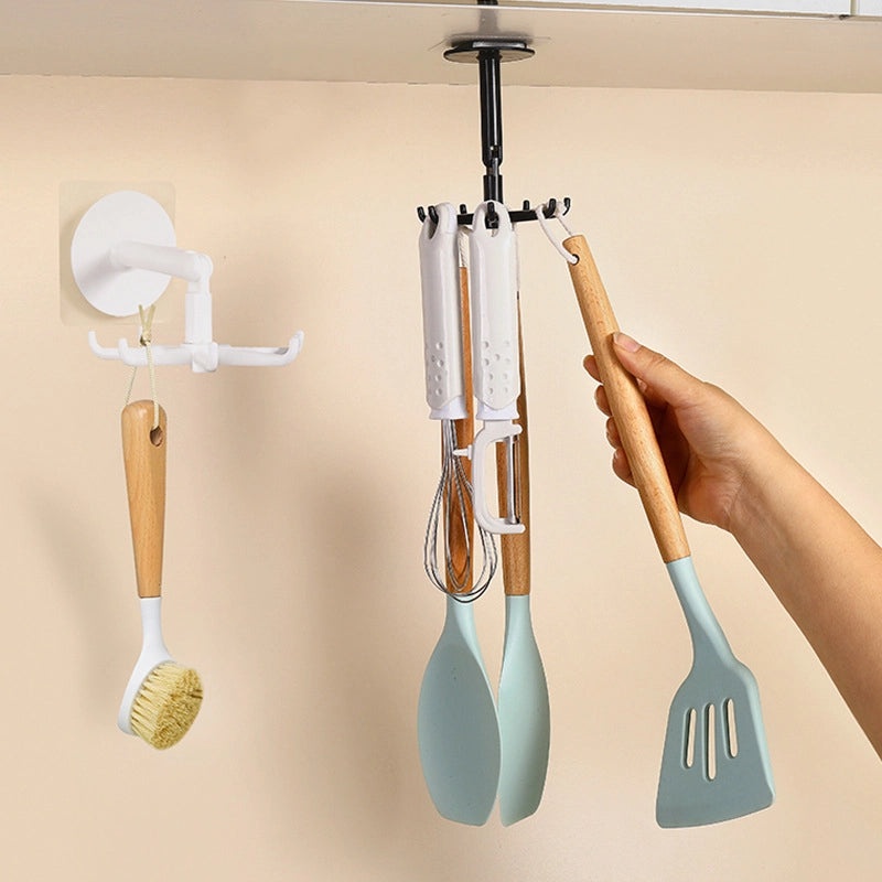 Minimalist Solid Color PP Hooks for Bathroom Storage|Home & Kitchen Accessories