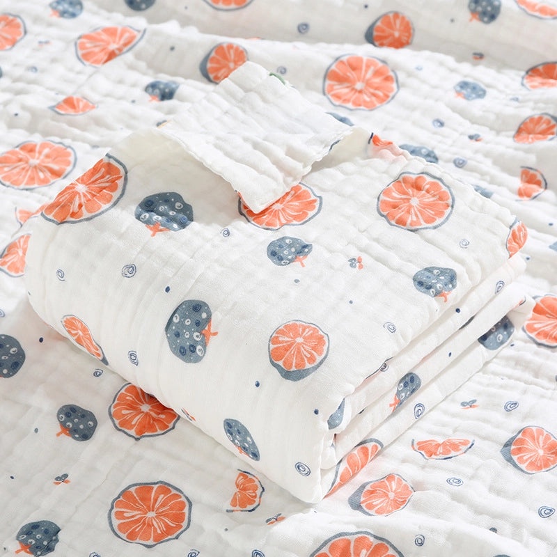 Newborn Cotton Six-layer Gauze Bath Towel Soft Baby Bath Swaddle Wrap|Baby Bath & Towels