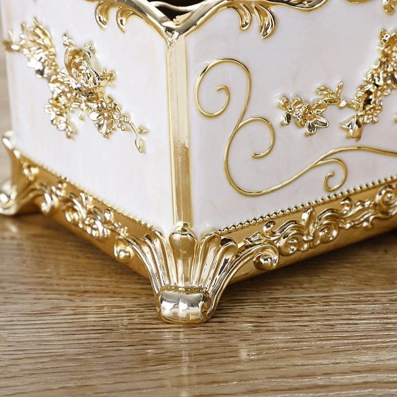 Elegant Minimalist Solid Color Plastic Tissue Box Holder|Home Decor & Storage Solutions