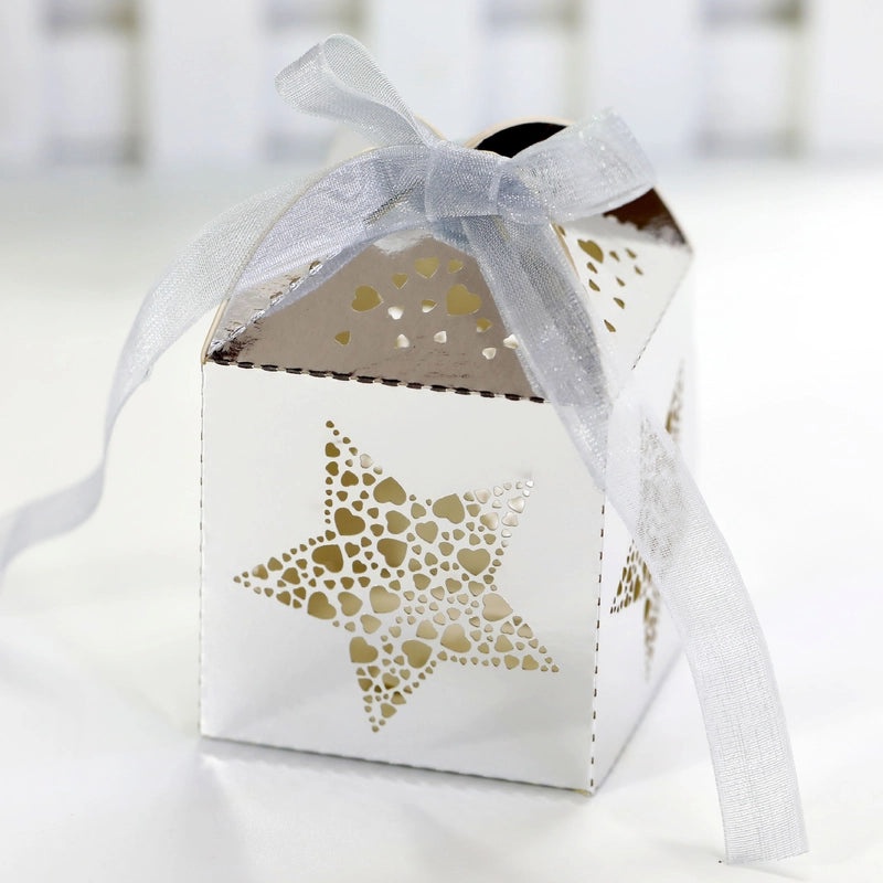 Valentine's Day Star Solid Color Paper Wrapping Supplies 50 PCS Package|Gift Wrap & Packaging