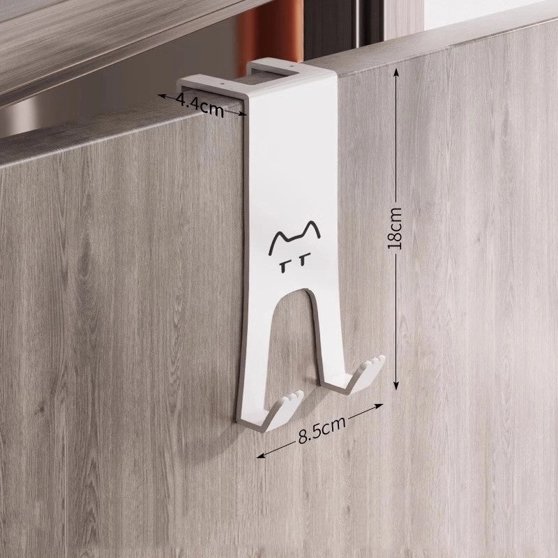 Minimalist Cat Shape Iron Wall Hooks for Home Decor|Home Organization & Storage Accessories