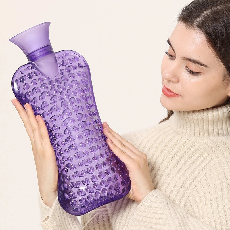 Thickened Explosion-Proof PVC Hot Water Bag with High-Density Inner Tank | Home & Garden Warmers