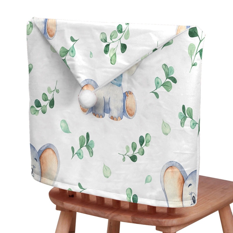 Christmas Plush Chair Back Cover Elephant Design | Home & Living / Holiday Decor