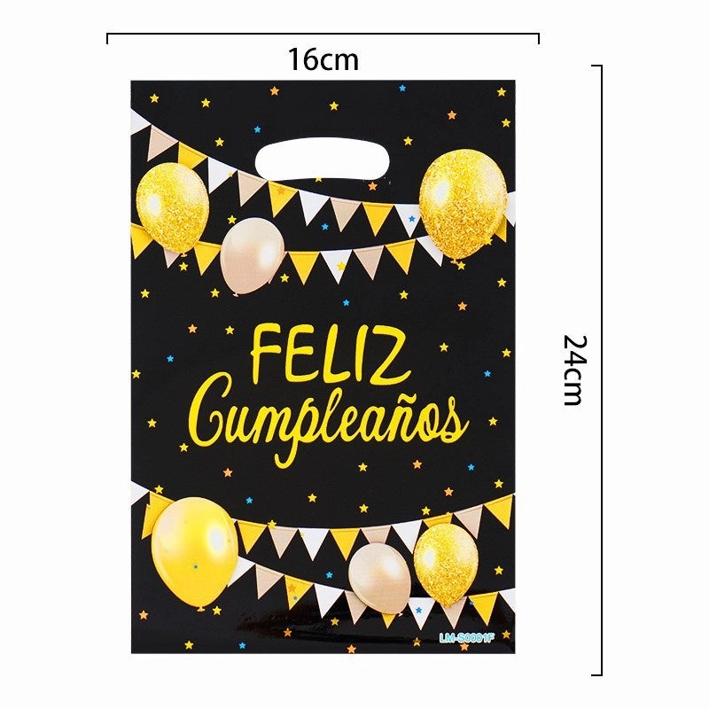 Modern Birthday Letter PET Party Gift Bags Wrapping Supplies|Party Supplies