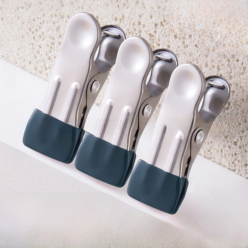 Seamless Stainless Steel Windproof Clothes Clip for Drying | Home & Living/Clothes Hangers & Drying Accessories