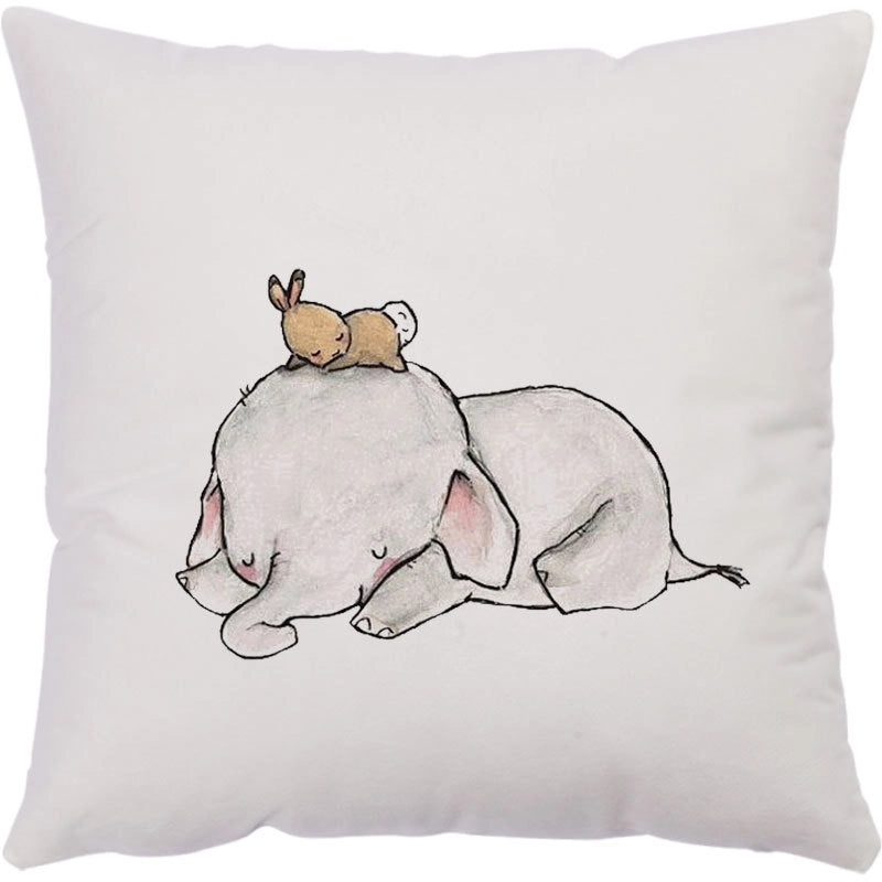 Adorable Animal & Butterfly Flannel Pillow Covers for Couch Sofa Decoration|Home Decor Pillows