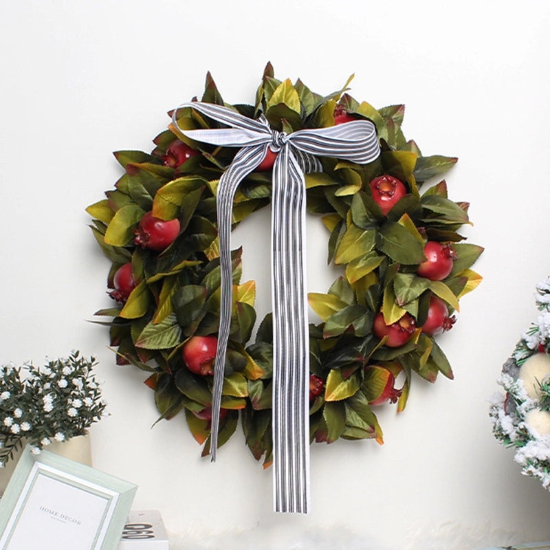 Festive Pomegranate Fruit Garland Decoration | Holiday Home Decor