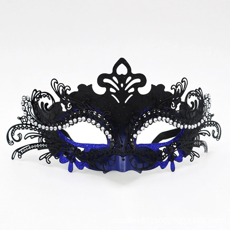 Mardi Gras Minimalist Geometric Plastic Party Mask | Party Supplies