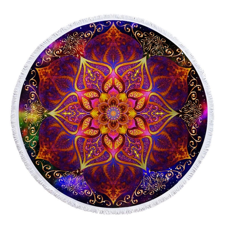 Ethnic Geometric Pattern Lightweight Microfiber Beach Towel for Casual Outdoor Use|Beach Towels