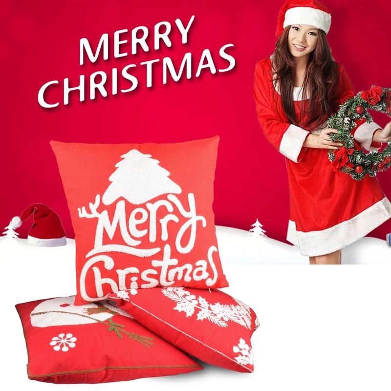 Wedding Pillow Cover Decorative Sofa Cushion Case Christmas Car Waist Pillow Slipcover|Home Decor Pillows