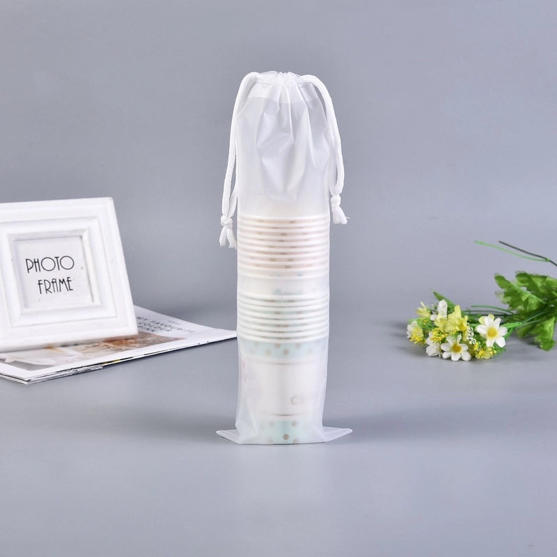 Simple Solid Color PEVA Storage Bag for Organizing Home Essentials|Storage & Organization