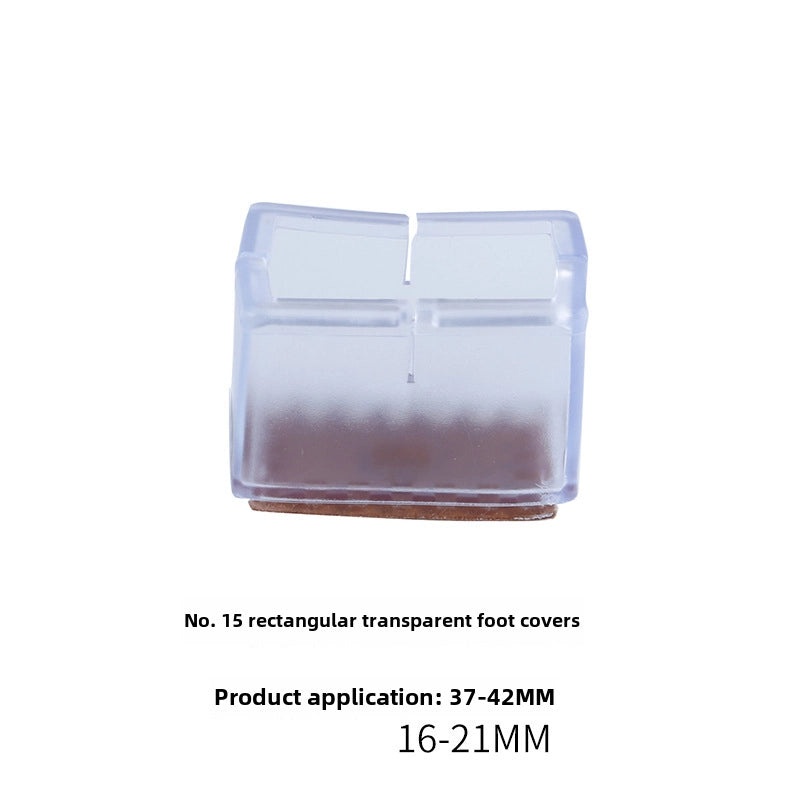 Transparent Silicone Non-Slip Table and Chair Leg Covers for Floor Protection and Longevity | Home & Living Accessories
