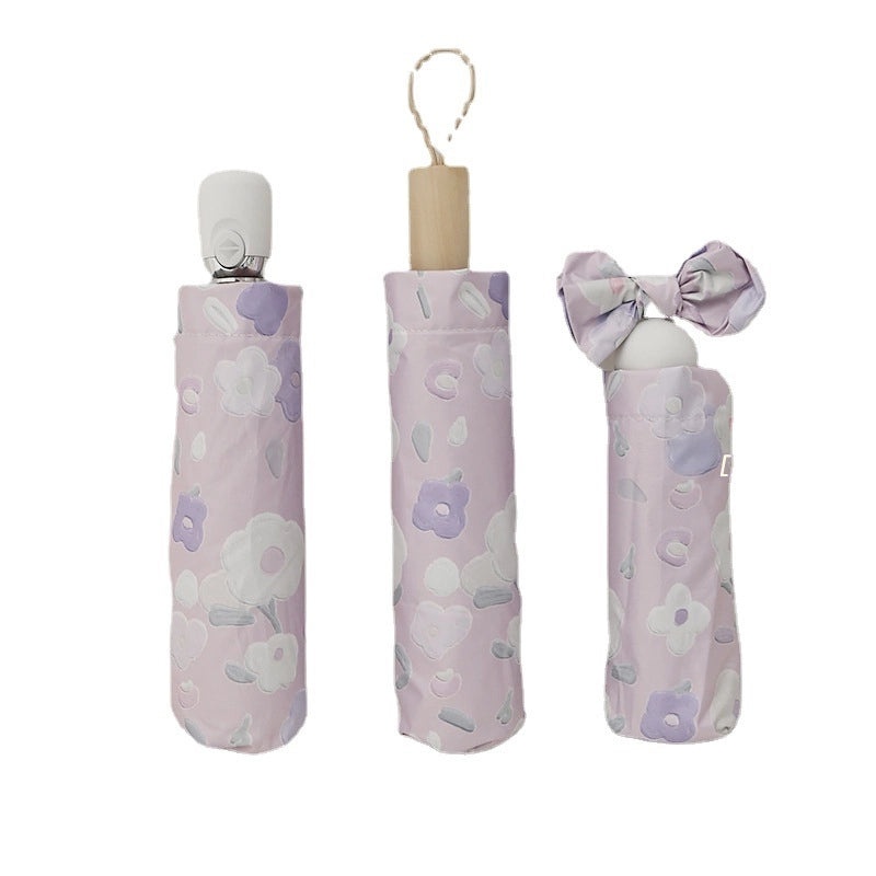 Casual Minimalist Cute Ditsy Floral Rubber Fabric Steel Necklace 50"|Jewelry & Accessories