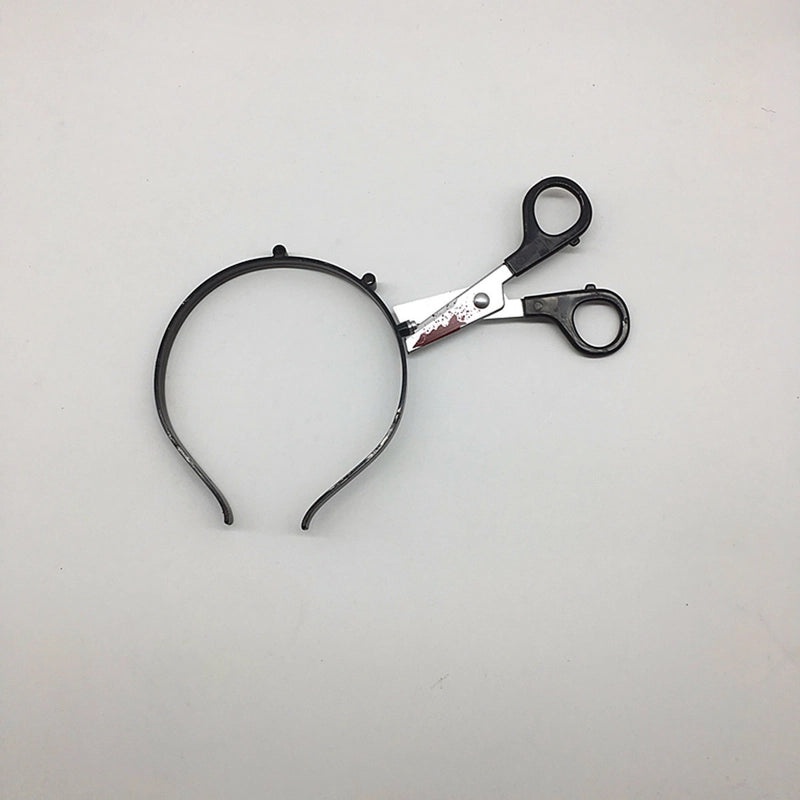 Halloween Easter Hip-Hop Funny Plastic Blade Scissors Headband Party Festival Street Accessory|Headbands & Hair Accessories