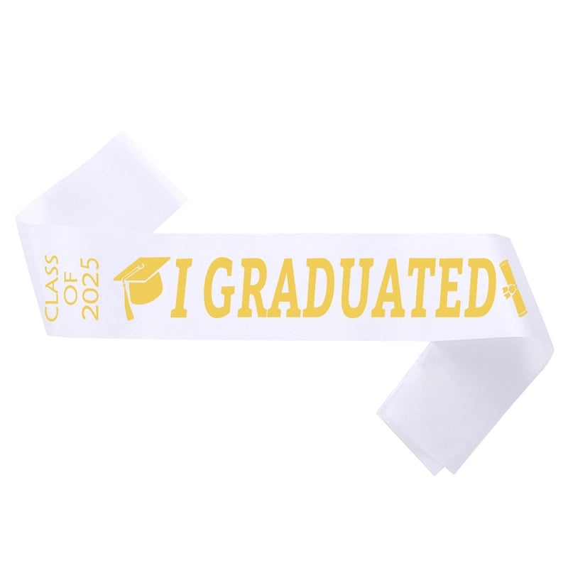 Graduation Season Crown and Shoulder Belt Set for Prom and Party | Accessories & Jewelry