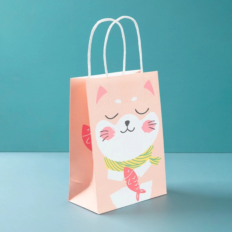 Cartoon Animal Design Holiday Party Gift Bags Durable Daily Use Wrapping Supplies|Party Supplies