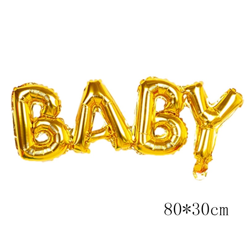 Modern Cute Birthday Letter Balloons Aluminum Foil Decoration|Party Supplies Balloons