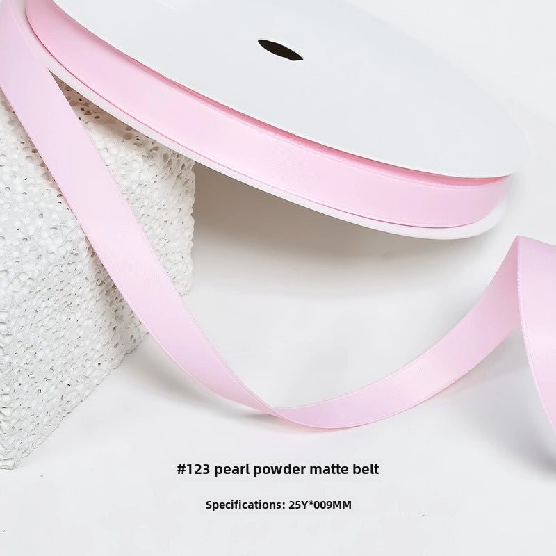 Yao Ming Han Style Milk Silk Ribbon Bow Hair Accessory Korean Full-matte Floral Packaging Belt|Hair Accessories