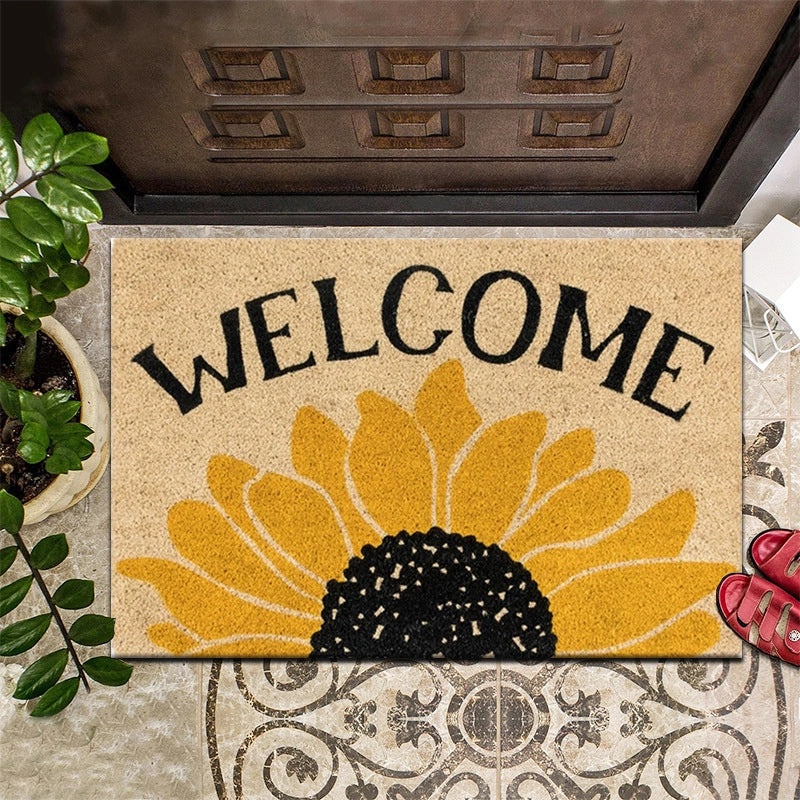 Retro Floral Animal Print Polyester Bath Rug for Bathroom | Home Decor & Bath Accessories