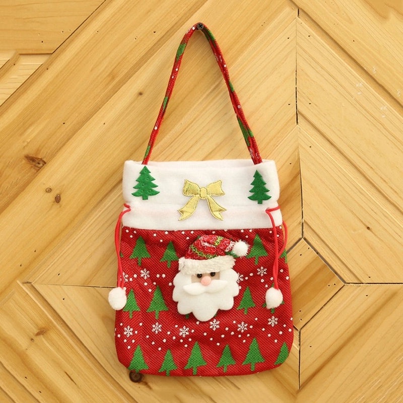 Nordic Christmas Gift Bags Santa Snowman Elk Party Decorations | Christmas Party Supplies