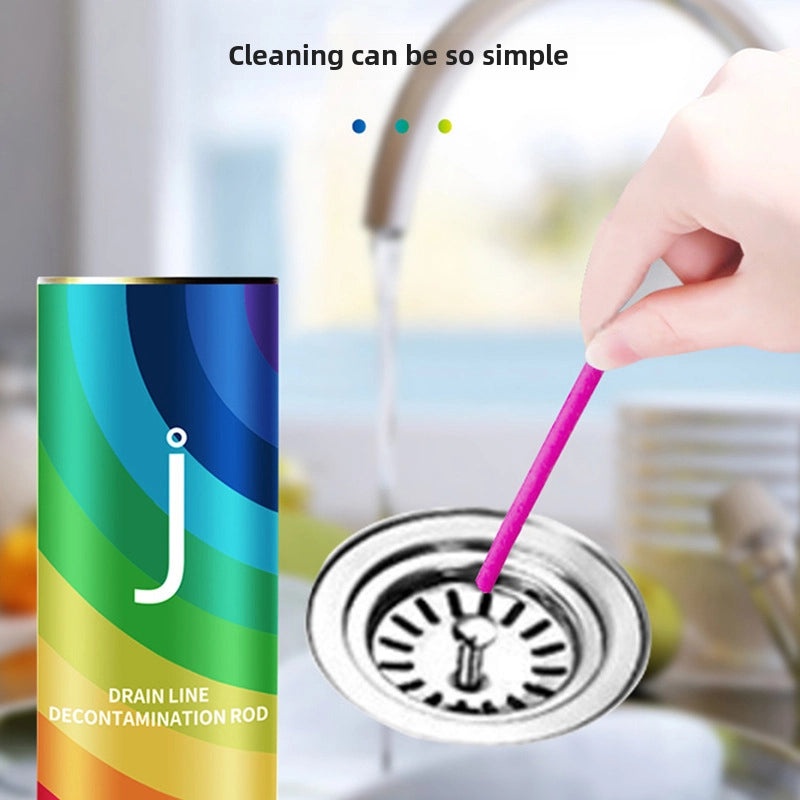Powerful Drain Cleaner Stick for Toilet & Kitchen Pipe Deodorizer and Sewer Unclogging | Home Cleaning Supplies