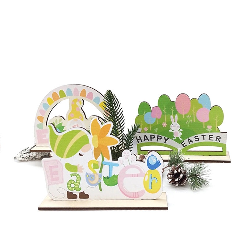 Easter Casual Elegant Wooden Letter Boxwood Table Decoration for Holiday Banquet Party 1 Piece|Home Decor