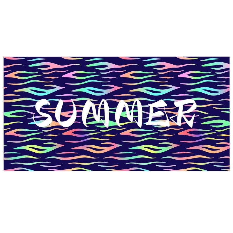 Underwater Animal Print Double-Sided Velvet Polyester Bath Towel | Bath & Beach Towels