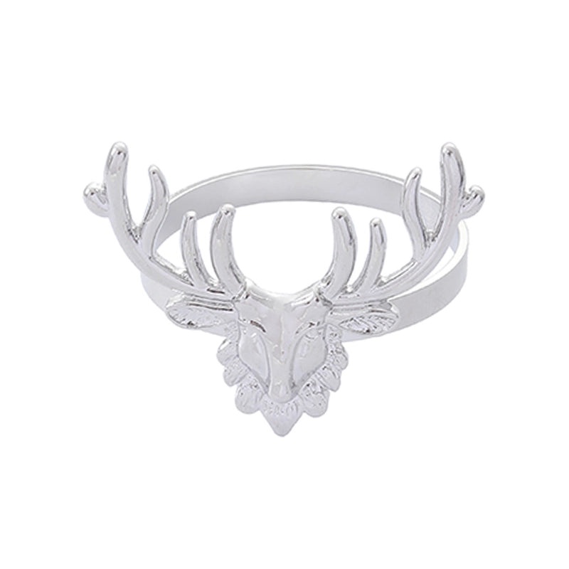 Christmas Casual Vacation Solid Color Alloy Napkin Ring for Home Daily Use|Home Decor & Tableware