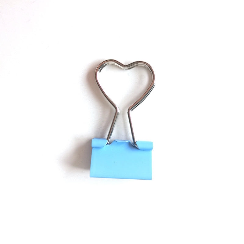 Cute Red Heart Metal Hair Clip with Long Tail | Hair Accessories