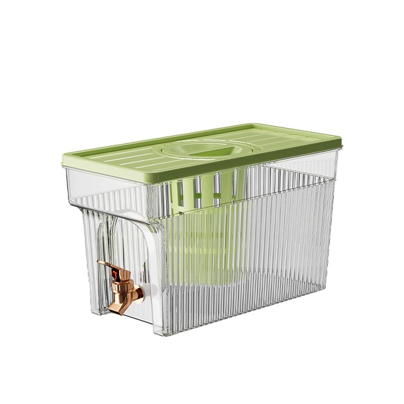 Lightweight Air-Cooled Fruit Juice Dispenser with Tap for Home Refrigerator | Drinkware & Beverage Dispensers