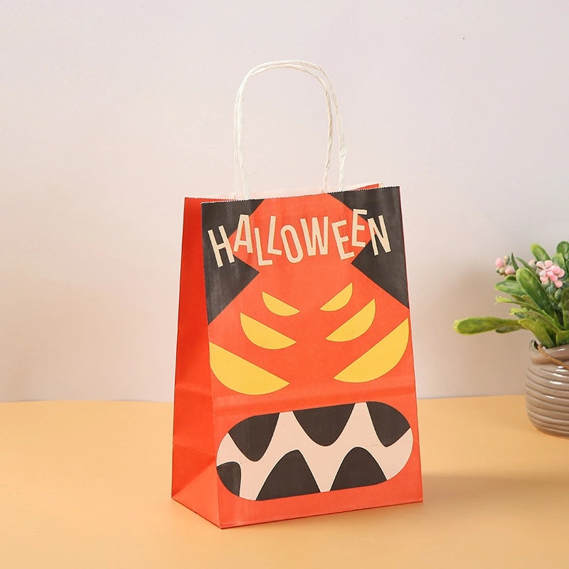 Halloween Adorable Cartoon Paper Treat Bags|Party Supplies
