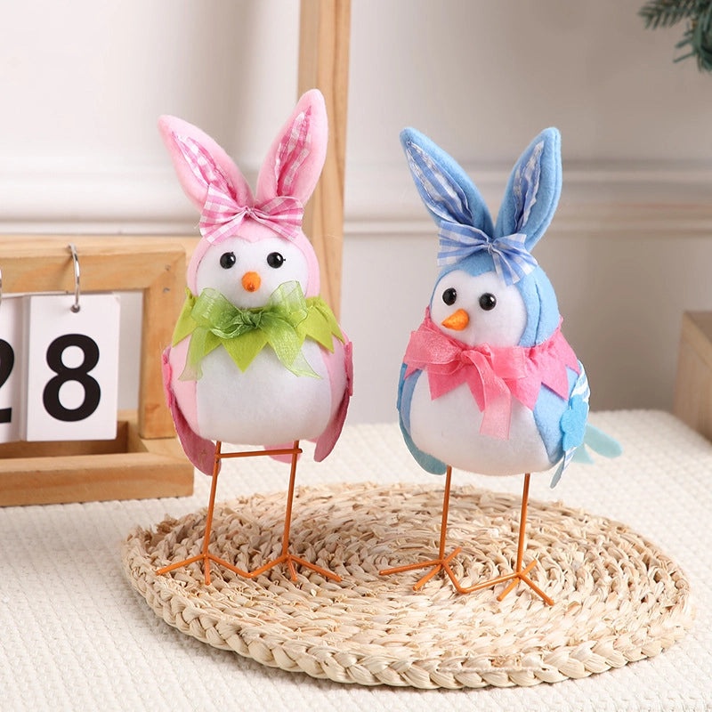Easter Cartoon Bird Dolls Desktop Ornaments Festive Office Decoration Props|Home Decor
