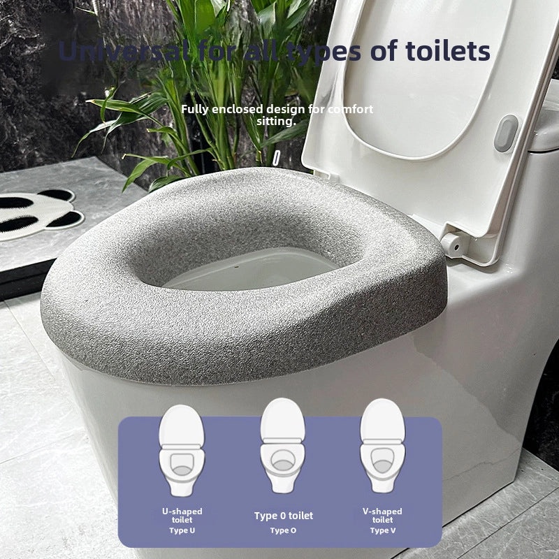 Universal Waterproof Toilet Seat Cushion Washable Four Seasons Soft Cushion|Home & Living Bathroom Accessories