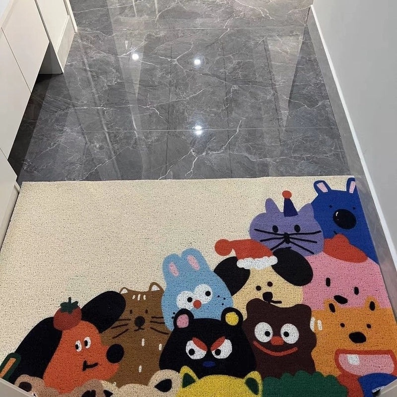 Animal Pattern PVC Carpet for Casual Vacation Use|Home Decor